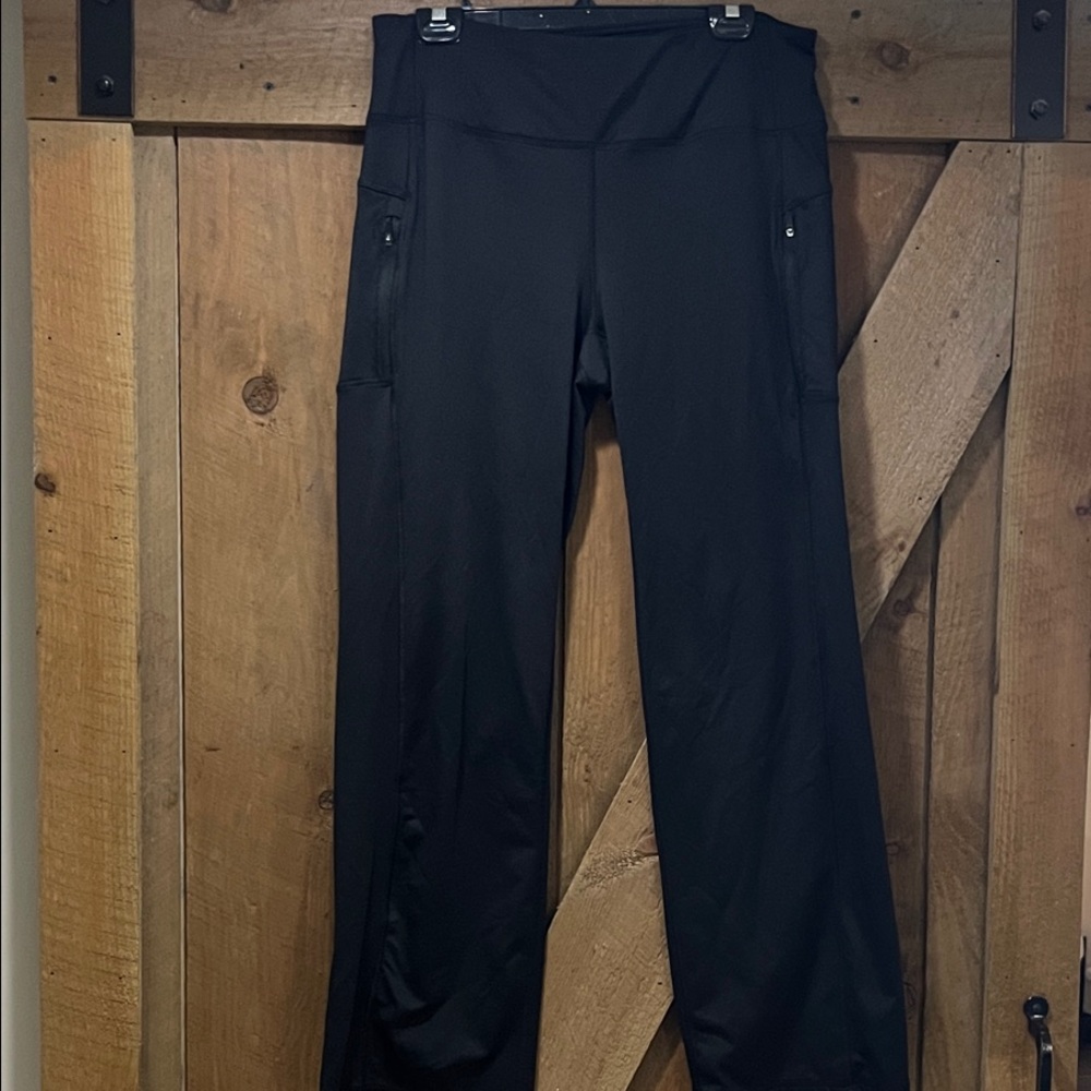 RBX Fleece Lined Black Track Pants